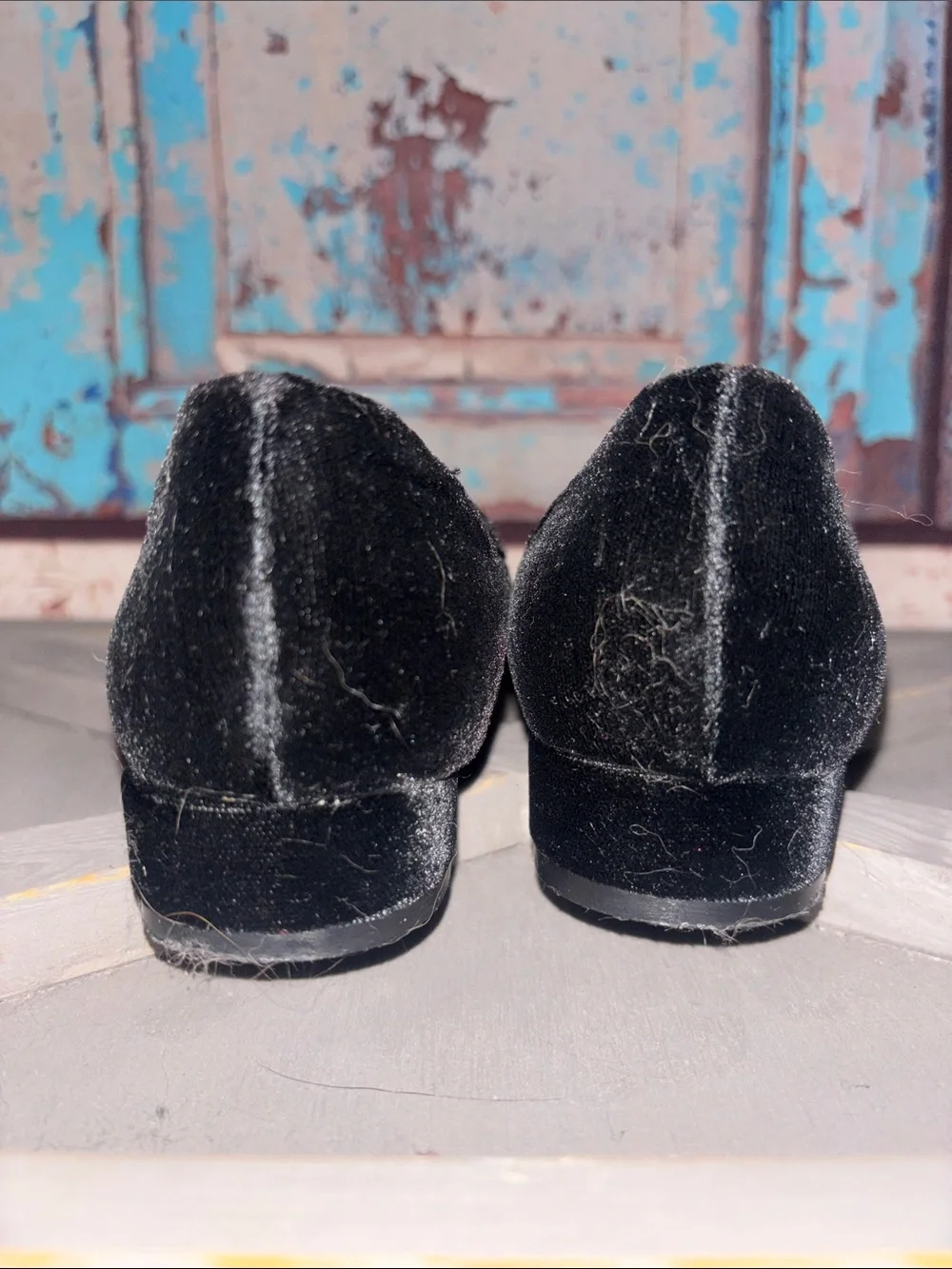 Night Life by Life Stride - Velvet ballet flat dress shoes women’s 6.5